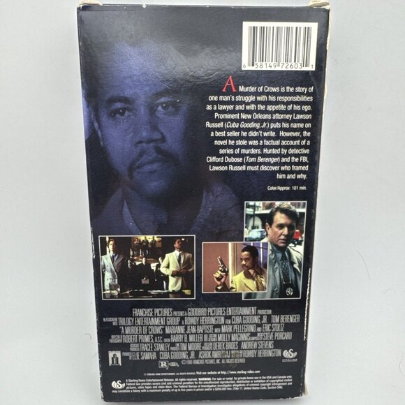 A Murder of Crows (VHS, 1999) - Picture 2 of 3